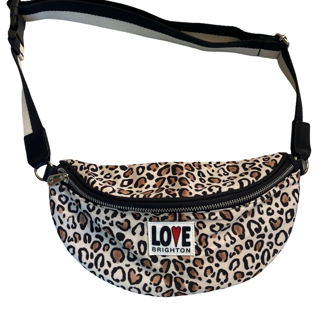 Brighton "LOVE" Leopard Print Belt Bag / Fanny Pack